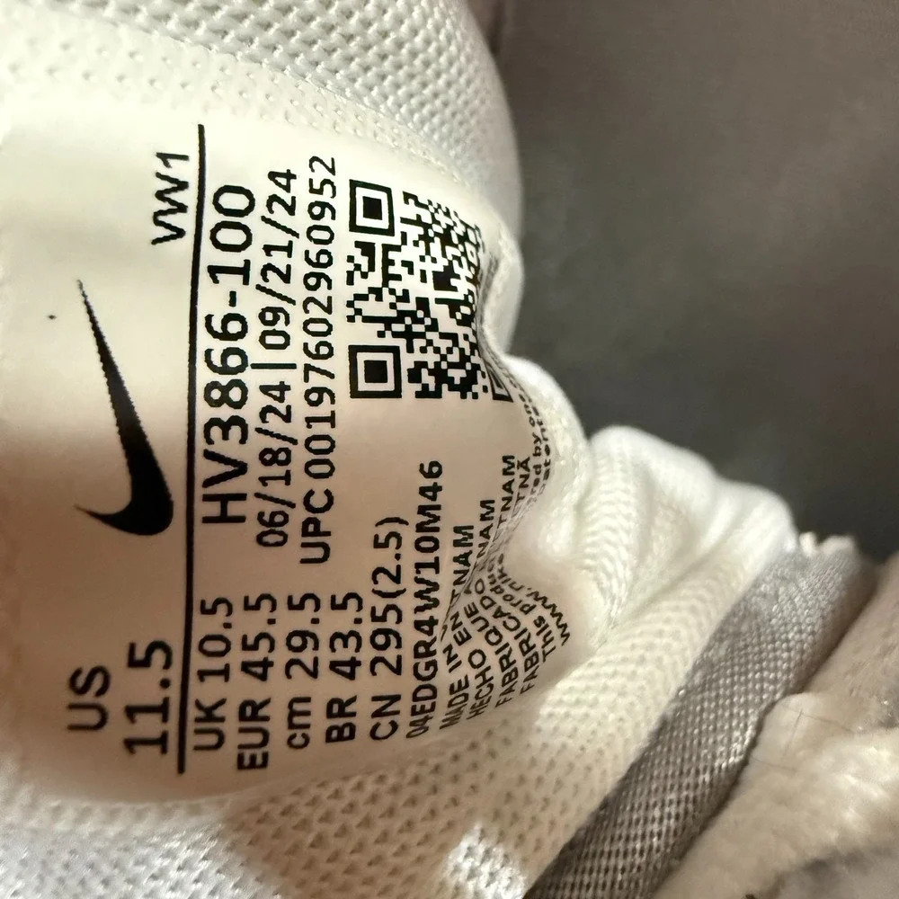 Nike Air Pegasus 89 Golf White Mens‎ 11.5 Single Shoe Replacement Left read